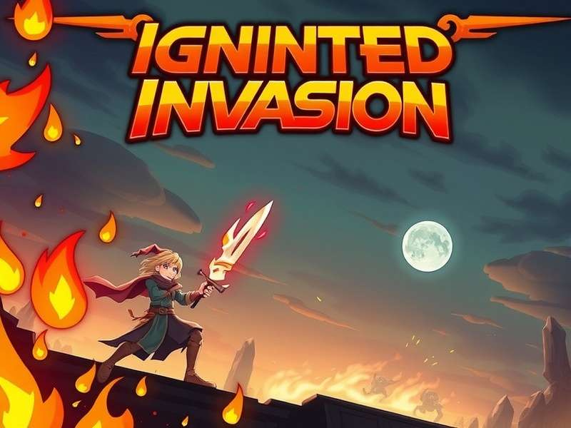 Ignited Sword Invasion Game Banner
